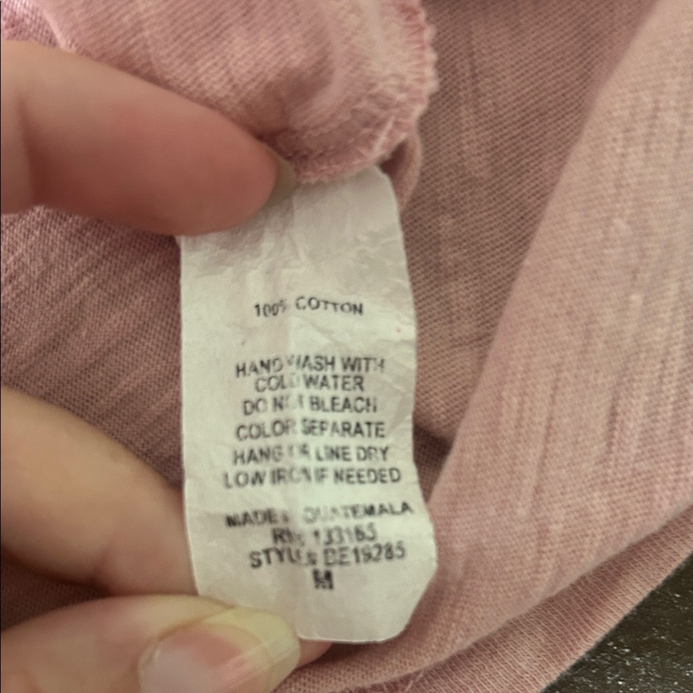 Altar'd State Light Pink Ruffle Sleeve Tee - Picture 4 of 6